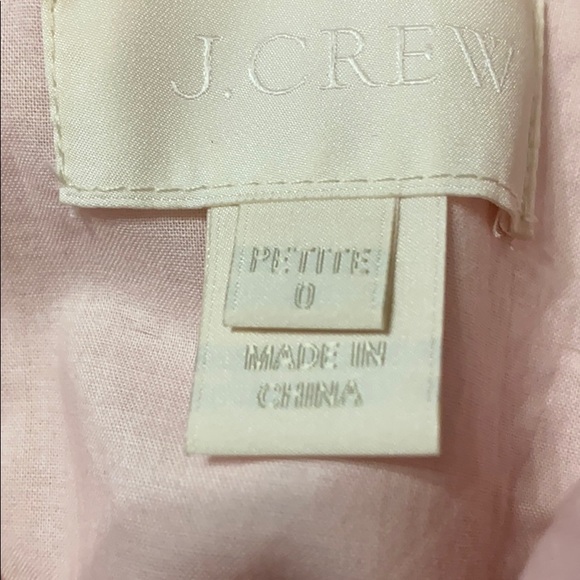 J. Crew Arabelle Silk Chiffon Dress Sz Petite 0 - Picture 5 of 5